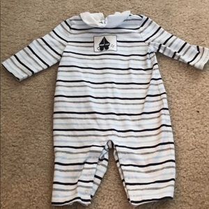 Janie and jack sailboat one-piece 0-3m